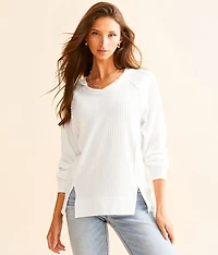 Ribbed Hoodie