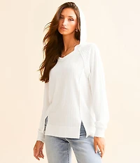 Ribbed Hoodie