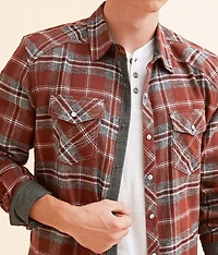 Brushed Plaid Athletic Shirt