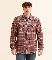 Brushed Plaid Athletic Shirt