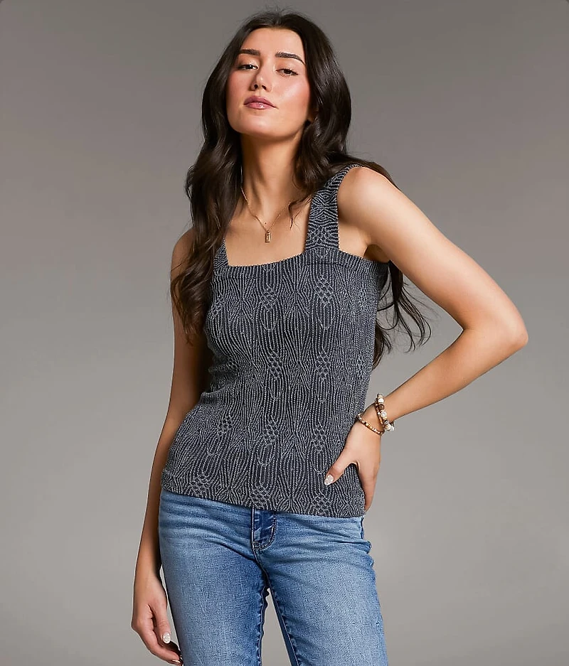 BKE core Textured Tank Top