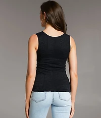 Floral Textured Tank Top