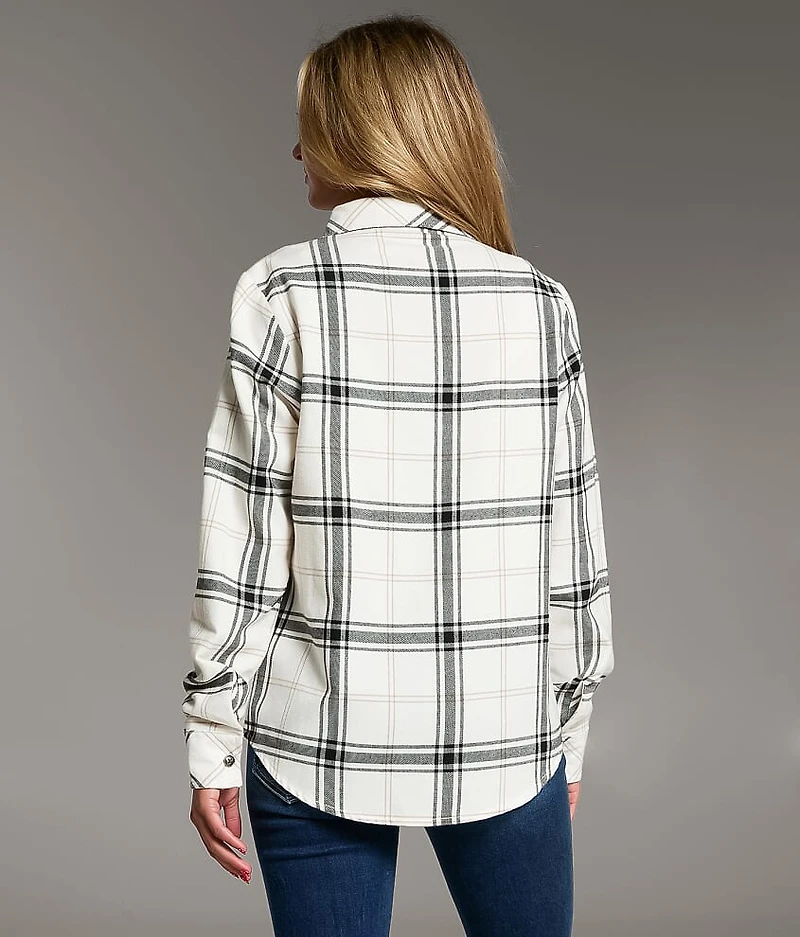 Eased Plaid Shirt