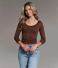 Floral Textured Top