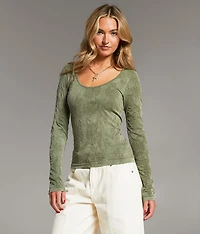 Floral Textured Top