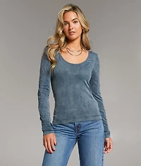 Floral Textured Top