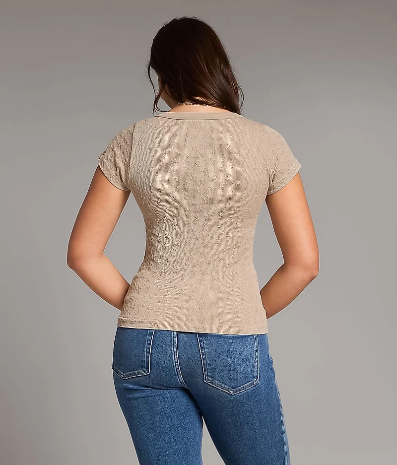 Textured Henley
