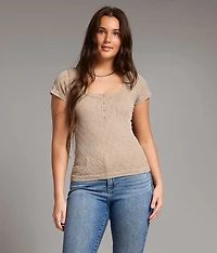 Textured Henley