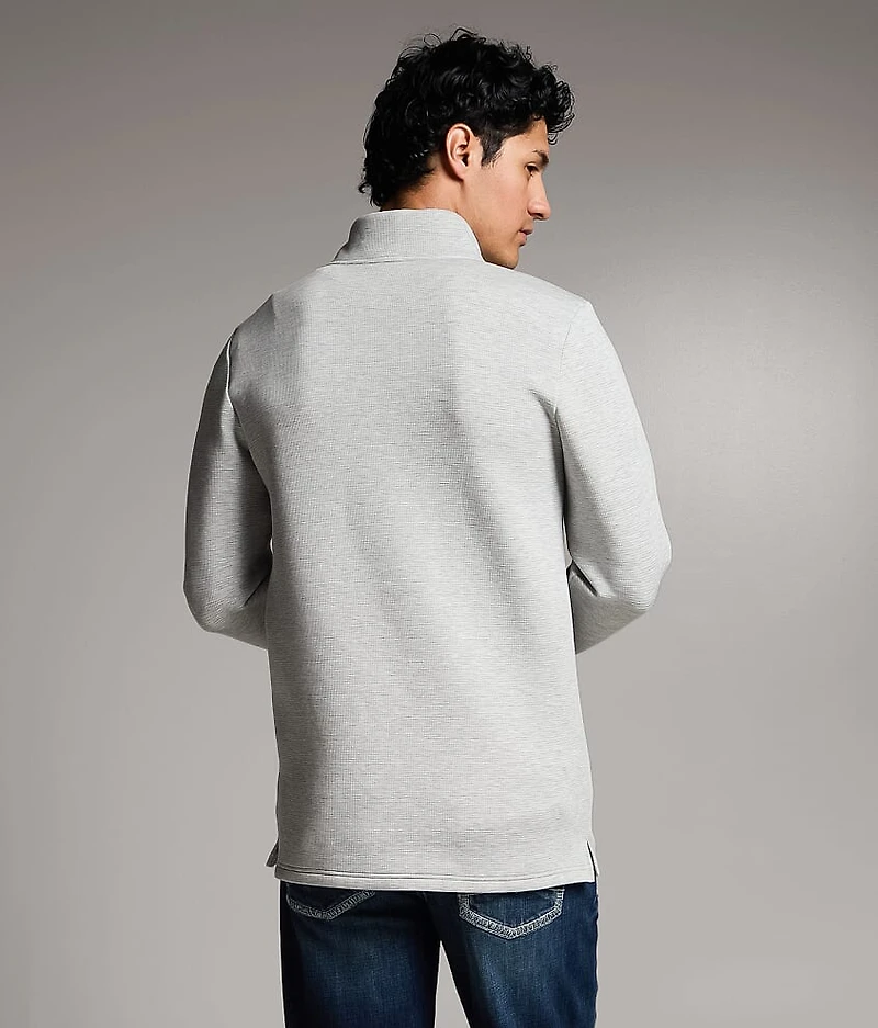 Textured Quarter Snap Pullover