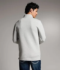 Textured Quarter Snap Pullover
