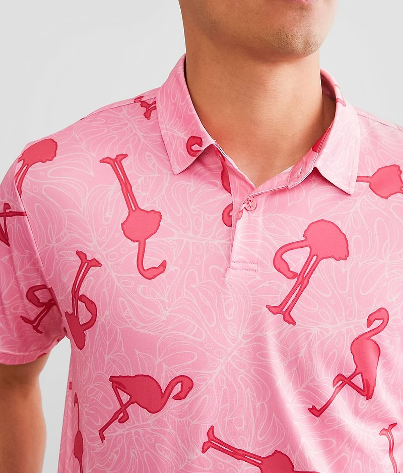 Flamingo Performance Stretch Polo