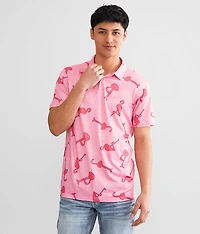 Flamingo Performance Stretch Polo