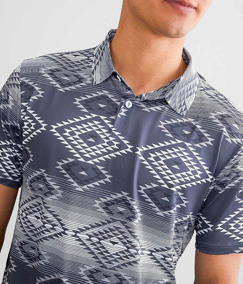 Southwestern Performance Stretch Polo