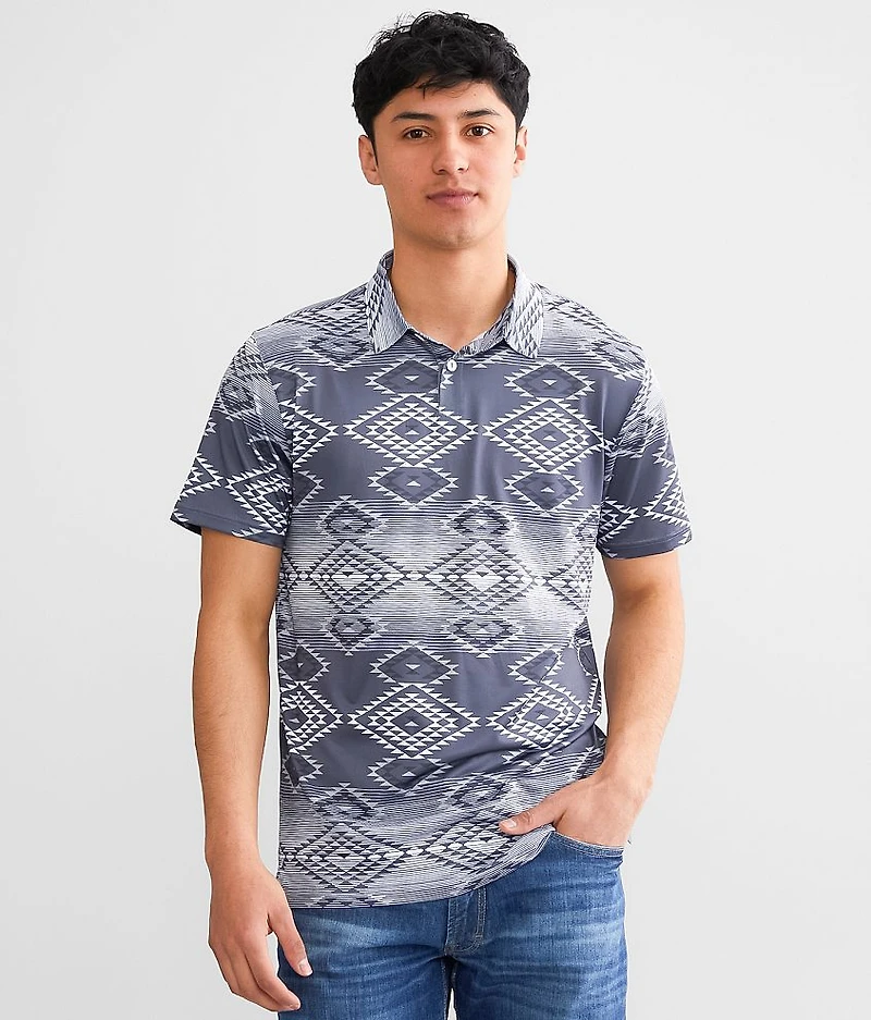 Southwestern Performance Stretch Polo