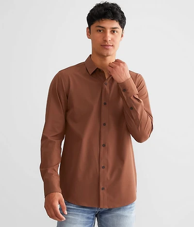 Striped Performance Stretch Shirt