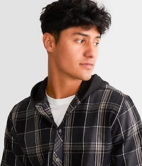 Hooded Flannel Shirt