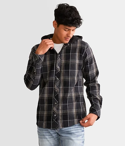 Hooded Flannel Shirt