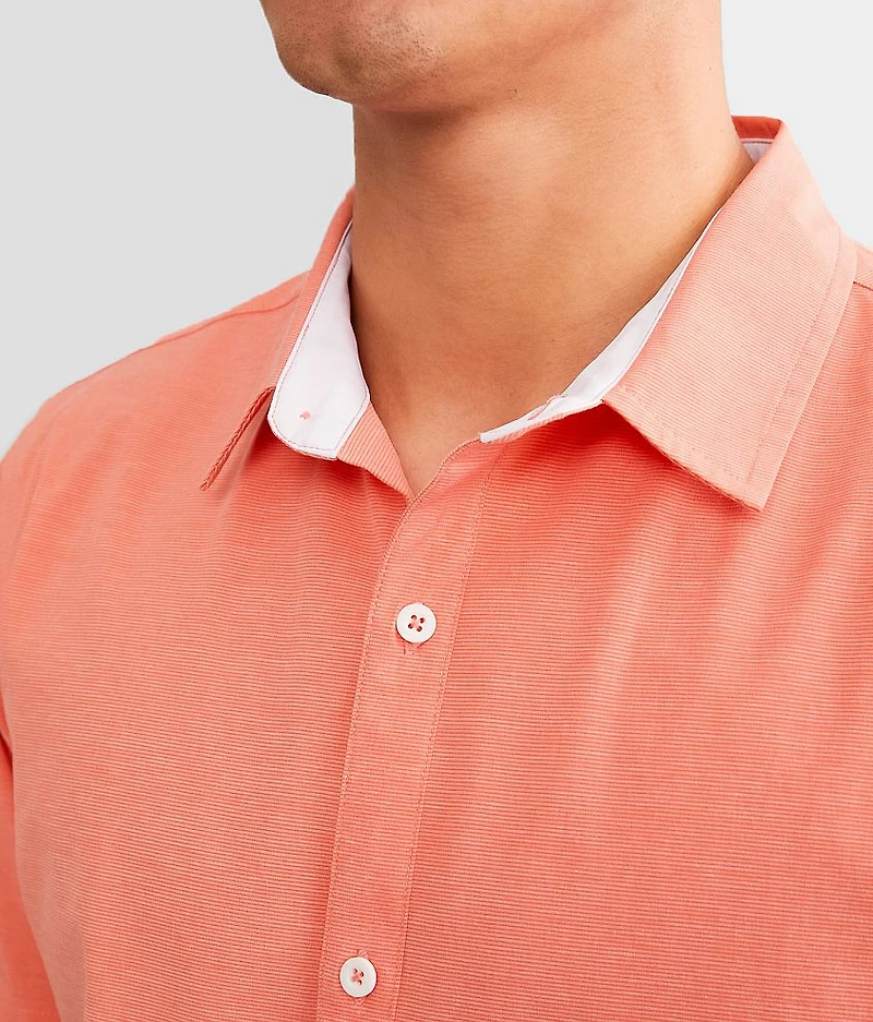 Striped Performance Stretch Shirt