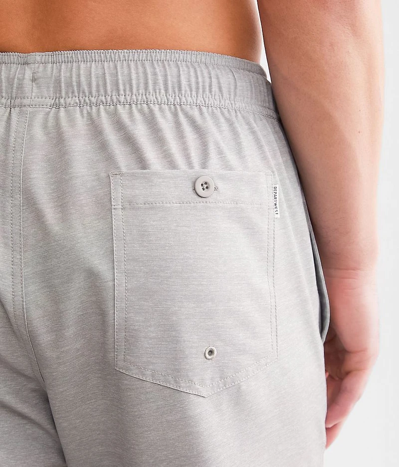 Marled Stretch Swim Trunks