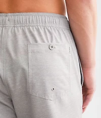 Marled Stretch Swim Trunks
