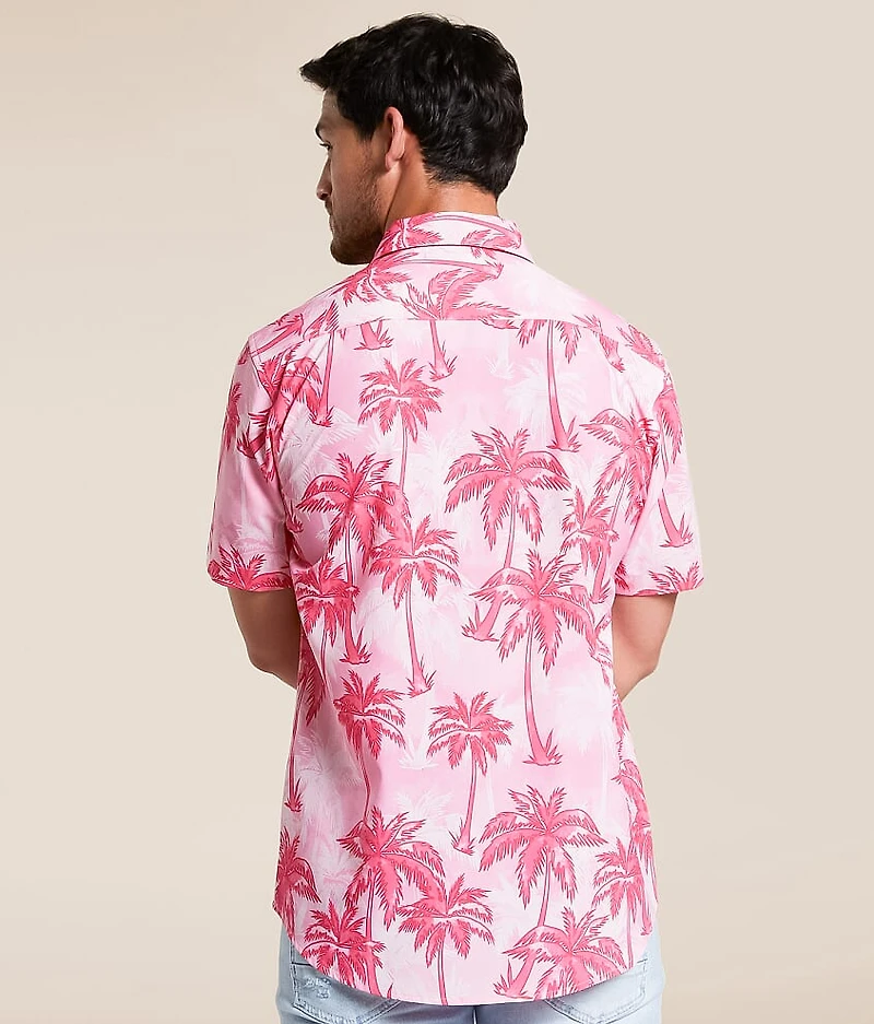 Palm Tree Athletic Performance Stretch Shirt