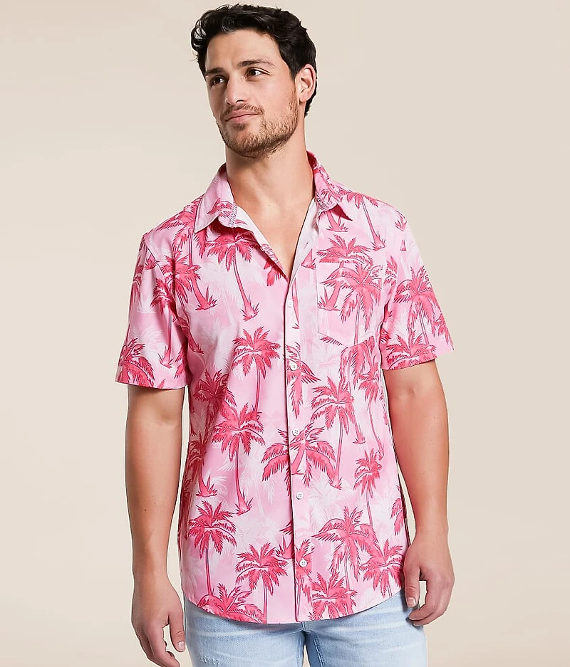 Palm Tree Athletic Performance Stretch Shirt
