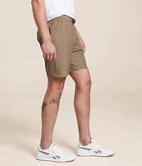 Heathered Stretch Short