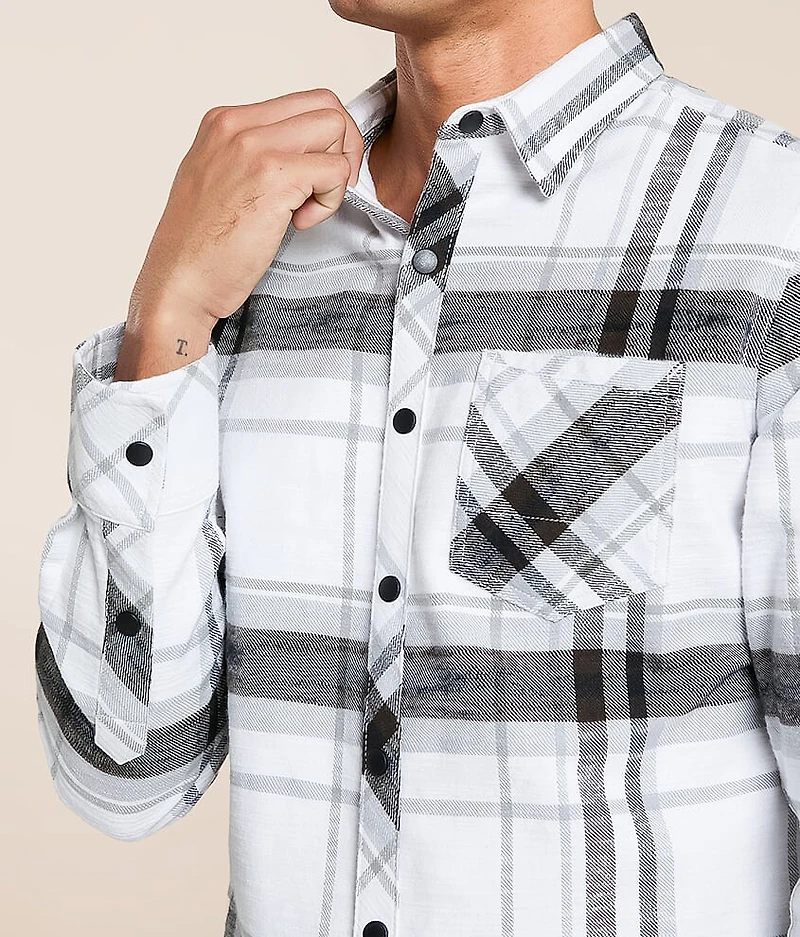 Brushed Plaid Athletic Shirt