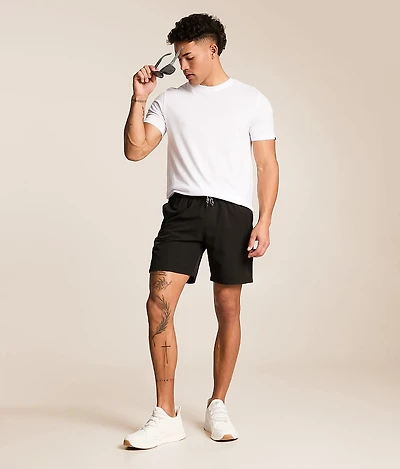 Textured Hybrid Short