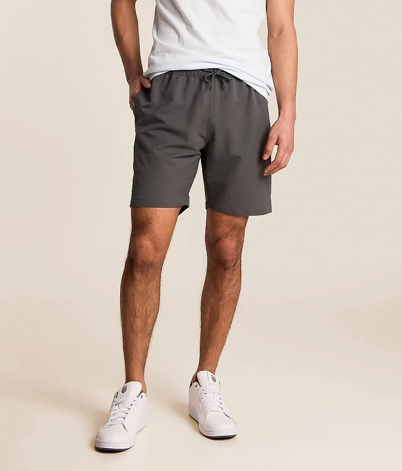 Textured Hybrid Stretch Short