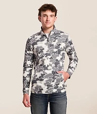 Camo Quarter Zip Pullover