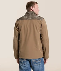 Southwestern Color Block Softshell Jacket