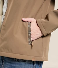 Southwestern Color Block Softshell Jacket