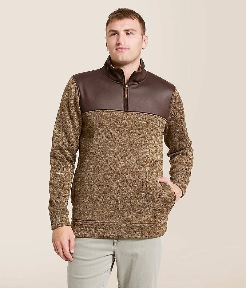 Marled Sweater Knit Pullover