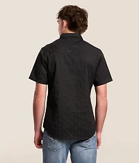 Tonal Embroidered Athletic Shirt