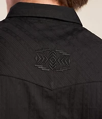 Tonal Embroidered Athletic Shirt