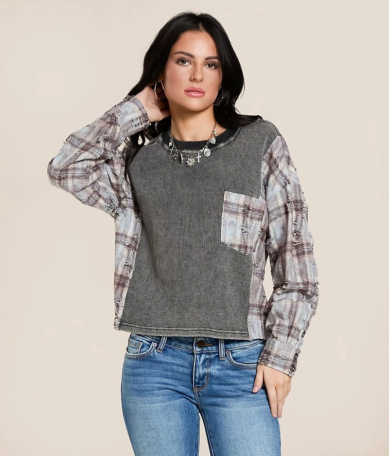 Pieced Flannel Washed Thermal