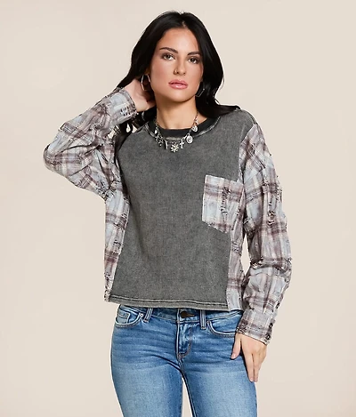 Pieced Flannel Washed Thermal