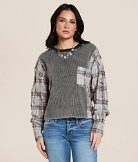 Pieced Flannel Washed Thermal