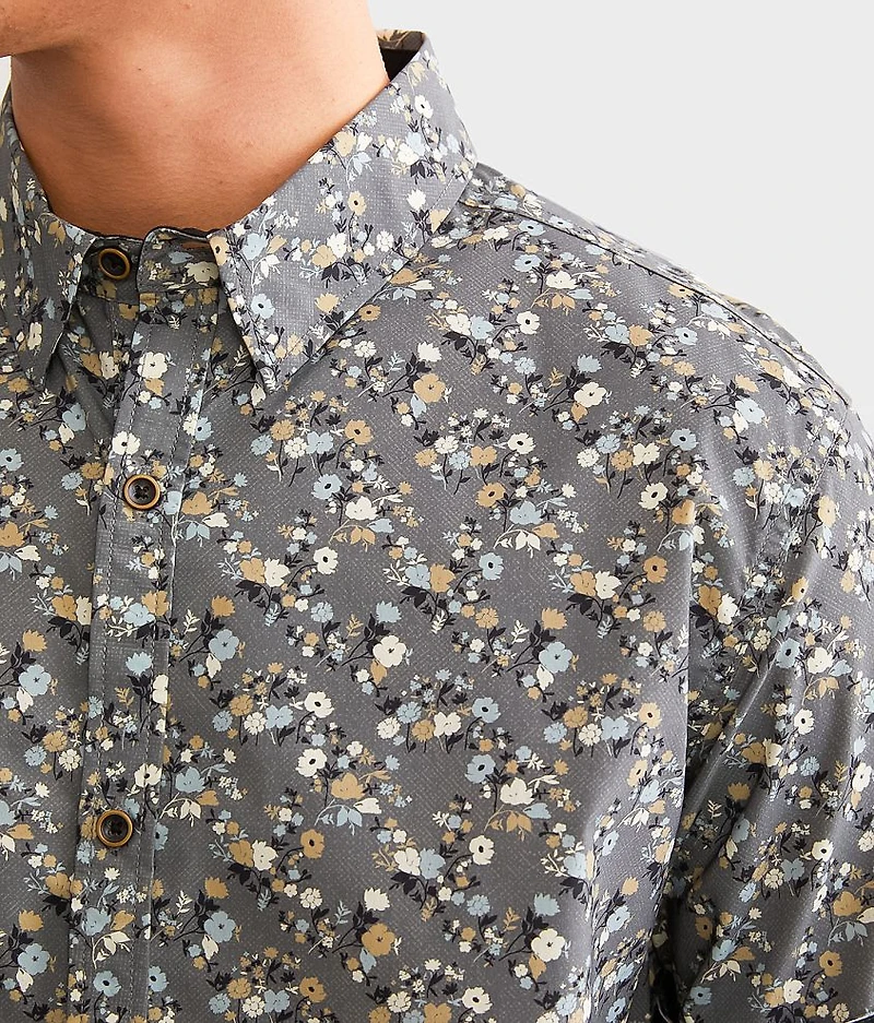 Floral Athletic Performance Stretch Shirt