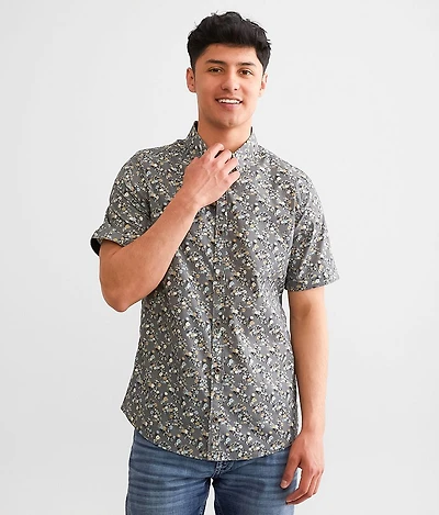 Floral Athletic Performance Stretch Shirt