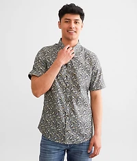 Floral Athletic Performance Stretch Shirt