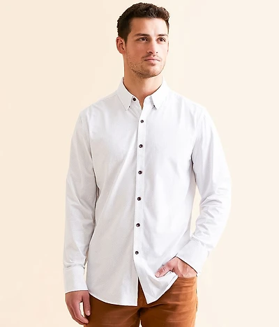 Polka Dot Athletic Performance Stretch Shirt