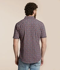 Floral Tailored Knit Shirt