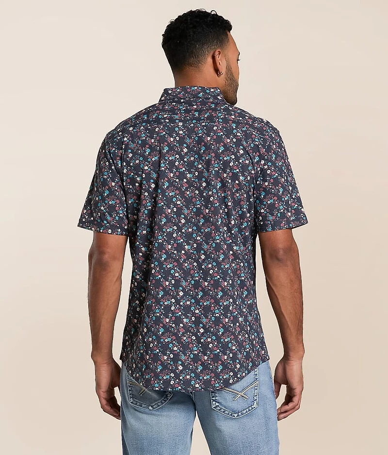 Floral Athletic Performance Stretch Shirt