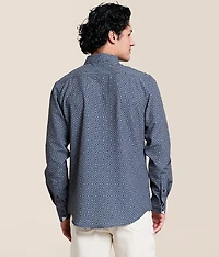 Double Print Athletic Performance Stretch Shirt