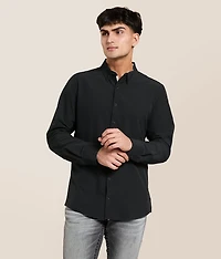 Tonal Striped Standard Performance Stretch Shirt