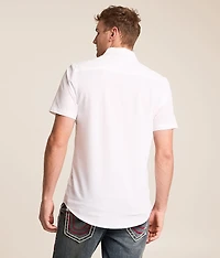 Textured Standard Performance Stretch Shirt