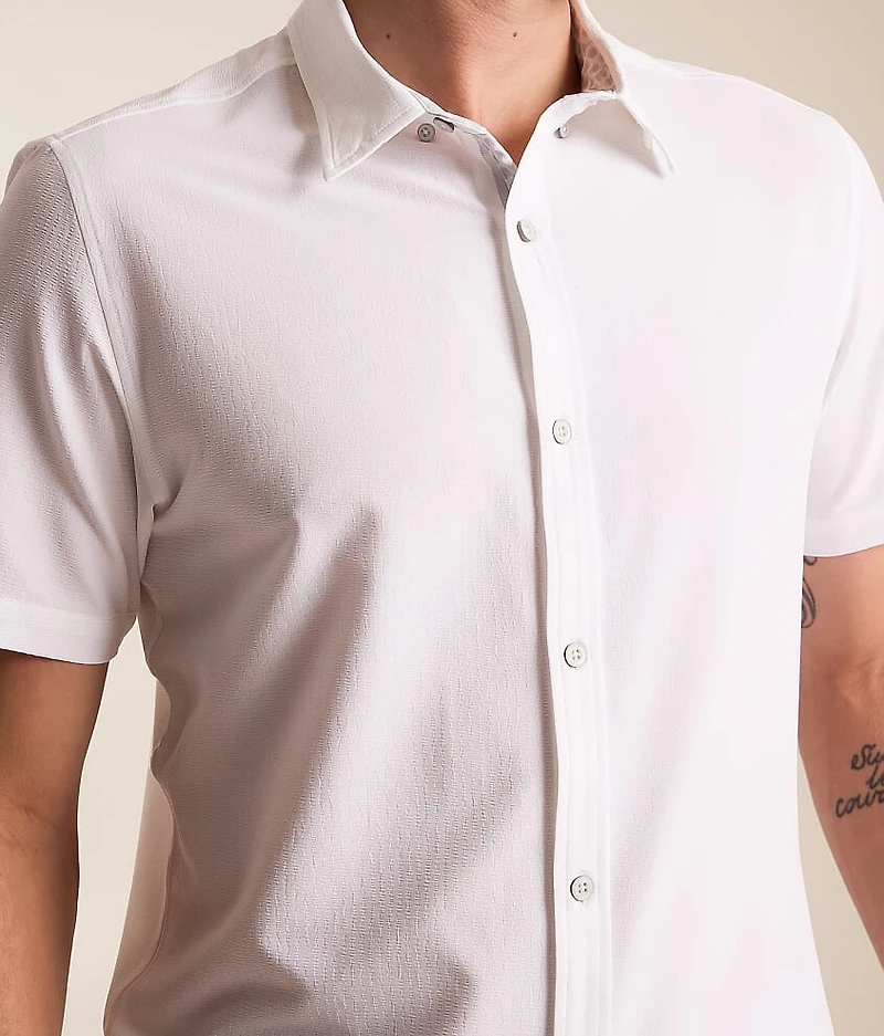 Textured Standard Performance Stretch Shirt