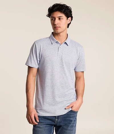 Striped Performance Polo